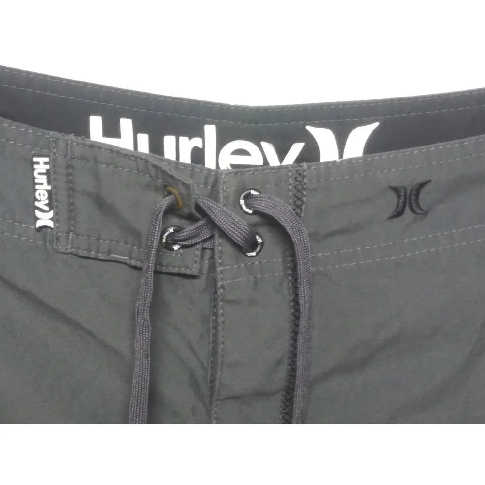 Hurley All Day Shorts Size 34 Gray Hybrid Quick Dry 4-Way Stretch Reflective